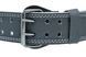Пояс для важкої атлетики MadMax MFB-244 Sandwich шкіряний Black L