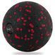 Массажный мяч PowerPlay PP-4350 Epp Massage Ball (d8) Черный/Красный