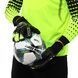 Воротарські рукавиці SOCCERMAX GK-4315 розмір 8-10 чорний-салатовий