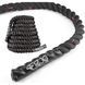 Канат тренувальний 4FIZJO Battle Rope 12 м для кросфіту Black (P-5907739312259)