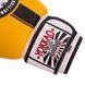 Рукавички шкіряні боксерські YOKKAO YK016 Червоний-сірий 14 унції