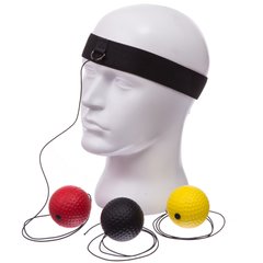 Пневмотренажер для бокса с тремя мячами fight ball SP-Sport BO-1659 цвета в ассортименте