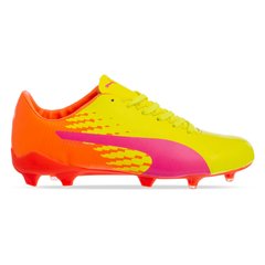 Бутсы футбольная обувь SP-Sport PM 947-3 размер 40-45 (верх-TPU, подошва-RB, лимонный-оранжевый)