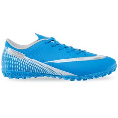 Сороконожки обувь футбольная DAOQUAN OB-2050-40-46-1 размер 40-45 (верх-PU, подошва-резина, синий)