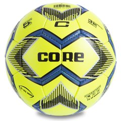 Мяч футбольный CORE HI VIS3000 CR-016 №5 PU лимонный
