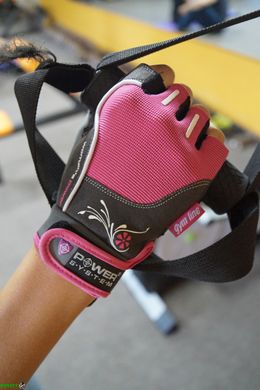 Рукавички для фітнесу і важкої атлетики Power System Woman’s Power PS-2570 жіночі Pink XS