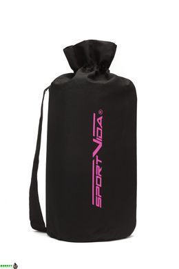 Коврик акупунктурный с валиком SportVida Аппликатор Кузнецова 66 x 40 см SV-HK0352 Black/Pink