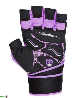 Перчатки для фитнеса и тяжелой атлетики Power System Fitness Chica женские PS-2710 Purple XS