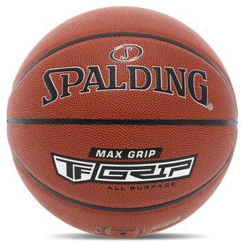 Мяч баскетбольный PU №7 SPALDING 76873Y TF MAX GRIP (PU, бутил, коричневый)