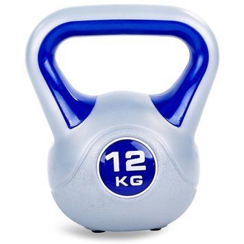 Гиря пластиковая Zelart TA-5734-12 вес 12кг темно-фиолетовый