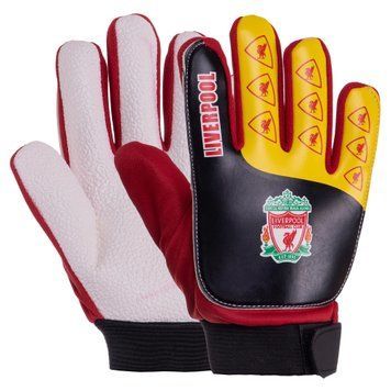 Перчатки вратарские детские LIVERPOOL BALLONSTAR FB-0028-06 5 размер красный-желтый