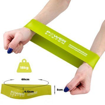 Замкнута стрічка-еспандер Power System PS-4062 Flex Loop Medium Green