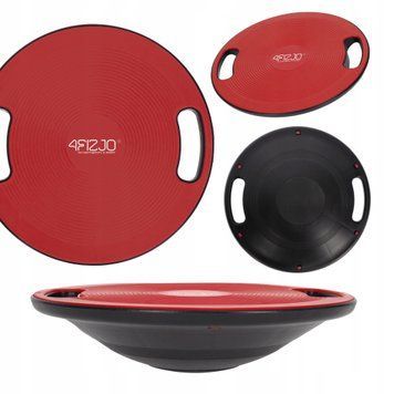 Балансировочная платформа 4FIZJO круглая, пластиковая Red/Black (P-5905973400626)