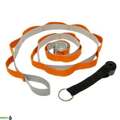 Стрічка для розтяжки SP-Sport Stretch Strap PL-1796 Помаранчевий 14 петель