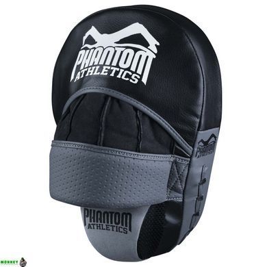 Лапы боксерские Phantom High Performance Black/Grey