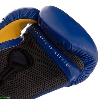 Перчатки боксерские EVERLAST PRO STYLE ELITE P00001206 16 унций синий-черный