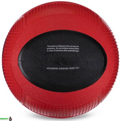 М'яч медичний медбол Zelart Medicine Ball FI-2620-5 5кг червоний-чорний