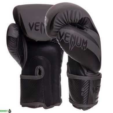 Рукавички боксерські шкіряні VENUM IMPACT VN03284-114 14 унцій чорний