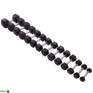 Гантель цельная шестигранная SP-Planeta SC-8013-1 1шт 1кг