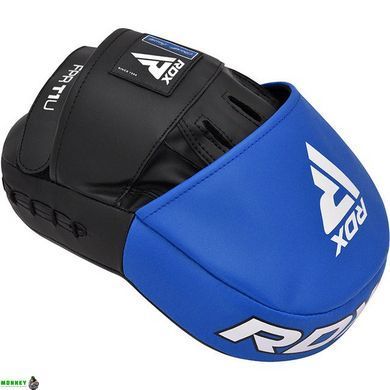 Лапы боксерские RDX T1 Curved Blue/Black