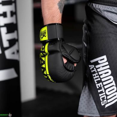Перчатки для ММА Phantom APEX Sparring NEON L/XL (капа в подарок)