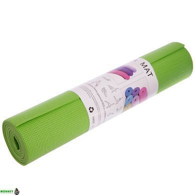 Килимок для фітнесу та йоги SP-Planeta FI-2349 Рожевий 173x61x0,6см