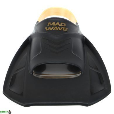 Ласты тренировочные с открытой пяткой MadWave Open Heel Training M074908 Черный M (38-41) размер