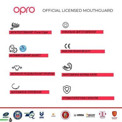 Капа OPRO Snap-Fit FOR BRACES Mint Green Flavoured+Strap (art.002318002)