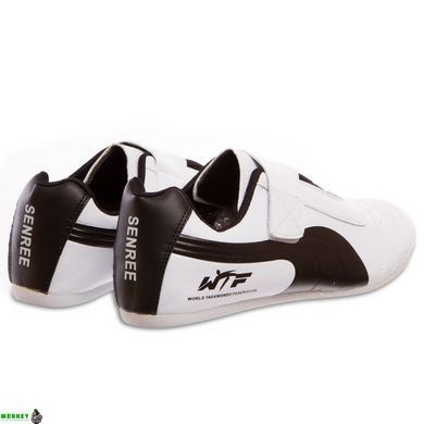 Степки для тхэквондо WTF SP-Sport OB-1268 41 размер (26,5см) белый-черный