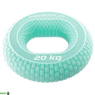 Эспандер кистевой силиконовый PowerPlay PP-4333 Hand Grip Medium 20 кг. Зеленый