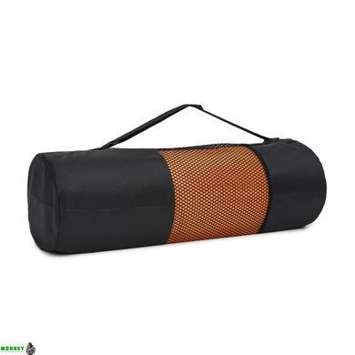 Коврик спортивный Cornix TPE 183 x 61 x 1 cм для йоги и фитнеса XR-0091 Orange/Black
