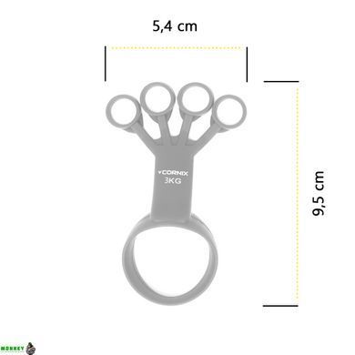 Еспандер для пальців та зап'ястя Cornix Finger Gripper 3 кг XR-0222