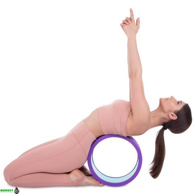 Колесо для йоги масажне SP-Sport Fit Wheel Yoga FI-2436 фіолетовий