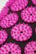 Коврик акупунктурный с валиком SportVida Аппликатор Кузнецова 66 x 40 см SV-HK0352 Black/Pink