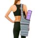 Сумка для фитнеса и йоги через плечо KINDFOLK Yoga bag SP-Sport FI-8364-3 серый-синий