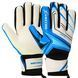 Перчатки вратарские GK-4341 Белый-синий-голубой 8 размер SOCCERMAX (PVC, PL, р-р 8-10,)