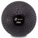 Мяч набивной слэмбол для кроссфита рифленый Zelart SLAM BALL FI-7474-2 2кг черный