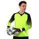 Перчатки вратарские GK-4341 Белый-синий-голубой 8 размер SOCCERMAX (PVC, PL, р-р 8-10,)