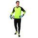 Перчатки вратарские GK-4341 Белый-синий-голубой 8 размер SOCCERMAX (PVC, PL, р-р 8-10,)