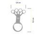 Еспандер для пальців та зап'ястя Cornix Finger Gripper 3 кг XR-0222