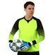 Перчатки вратарские GK-4341 Белый-синий-голубой 8 размер SOCCERMAX (PVC, PL, р-р 8-10,)