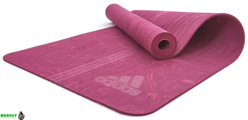 Коврик для йоги Adidas Camo Yoga Mat фиолетовый Уни 173 х 61 х 0,5 см