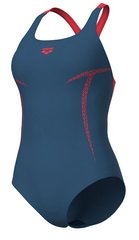 Купальник Arena PRO_FILE SWIM PRO BACK GRAPHIC темно-синій, червоний Жін 40