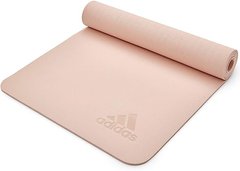 Килимок для йоги Adidas Premium Yoga Mat бежевий Уні 176 х 61 х 0,5 см