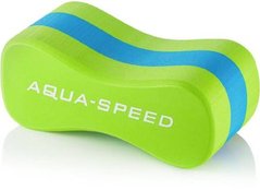 Колобашка для плавания Aqua Speed ​​JUNIOR 3 LAYESR PULLBUOY 7308 зеленый, голубой Уни 20x8х10см