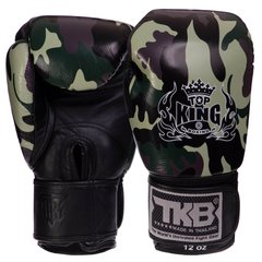 Боксерські рукавиці шкіряні TOP KING Empower Camouflage TKBGEM-03 8-18 унцій кольори в асортименті