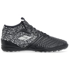 Сороконожки обувь футбольная с носком OWAXX 170819-1 BLACK/WHITE размер 40-45 (верх-PU, подошва-RB, черный-белый)