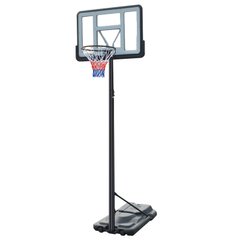 Стойка баскетбольная со щитом (мобильная) ADULT SP-Sport S021A (щит-PC р-р 110х75см, кольцо-сталь (16мм) d-45см, регул.высота 230-305см)