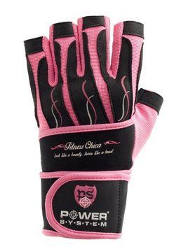Рукавички для фітнесу і важкої атлетики Power System Fitness Chica жіночі PS-2710 Pink XS