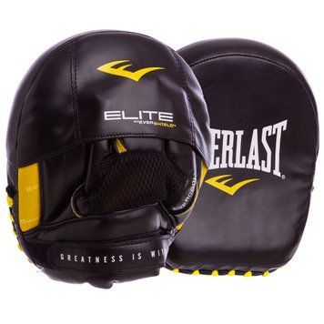 Лапа Пряма для боксу та єдиноборств EVERLAST P00001213 20x18x10см 2шт чорний